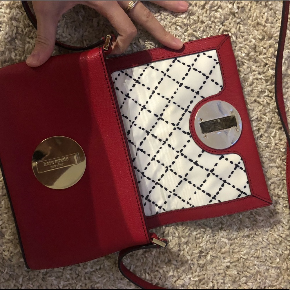 Kate Spade Crossbody bag in Red
